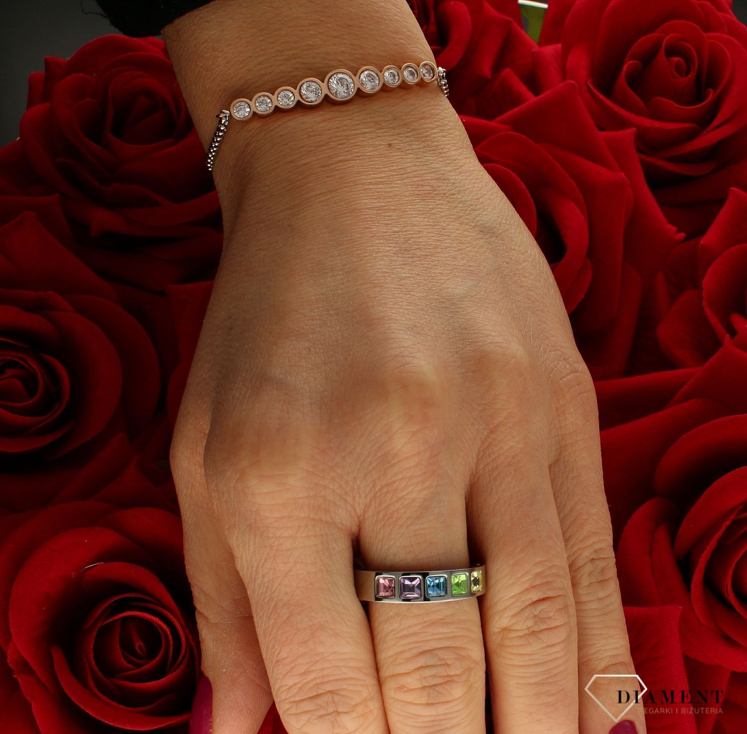 Bransoletka Nomination Białe Koła Milleluci 028010 010.jpg